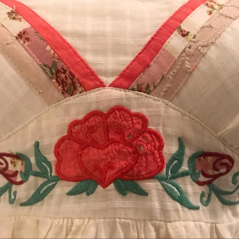 Pura Vida Embroidered Camisole Cotton Top Size Small - Picture 10 of 16